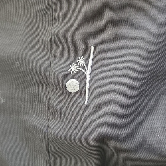 HURLEY mens Light Bkack Jacket Size Med - Picture 3 of 7